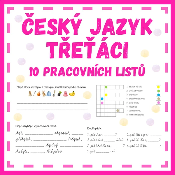 Český jazyk, třeťáci, opakování