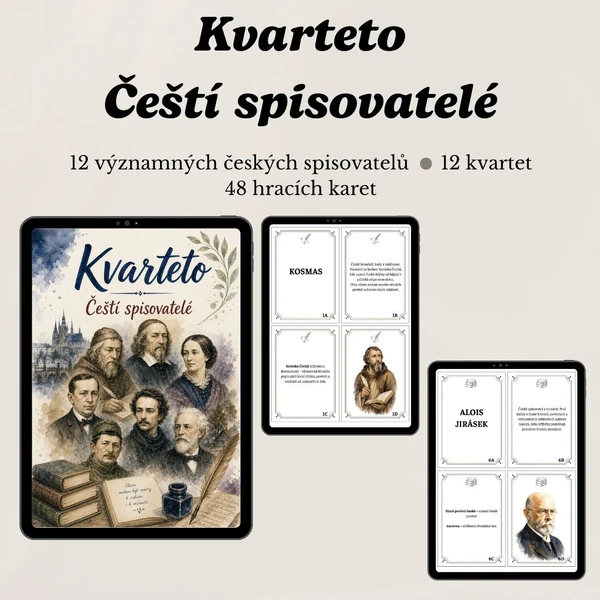 Čeští spisovatelé - kvarteto