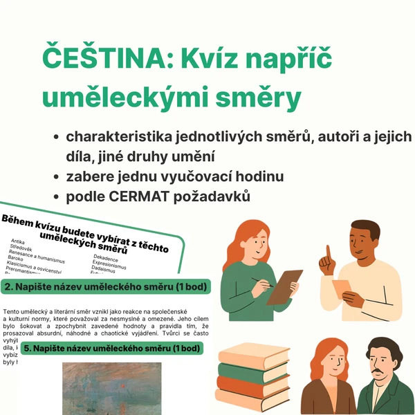 Kvíz Umělecké směry
