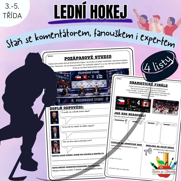 LEDNÍ HOKEJ - Staň se komentátorem, fanouškem i expertem
