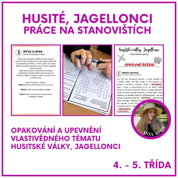 Husité, Jagellonci - práce na stanovištích