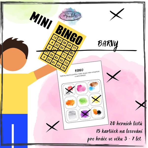mini Bingo - Barvy