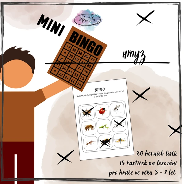 mini Bingo - Hmyz