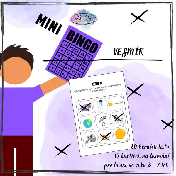 mini Bingo - Vesmír