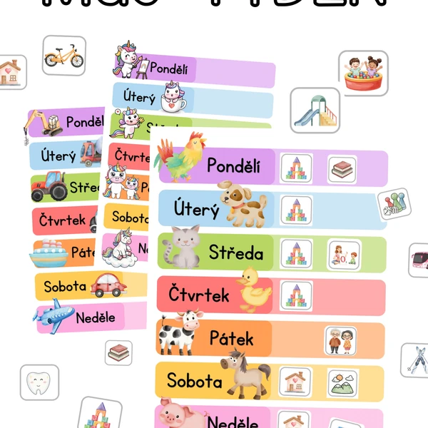 Můj týden - plánovací kalendář