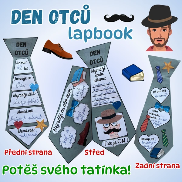 Den otců - lapbook
