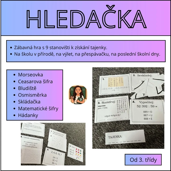 Hledačka s tajenkou