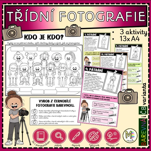 TŘÍDNÍ FOTOGRAFIE - Kdo je kdo?