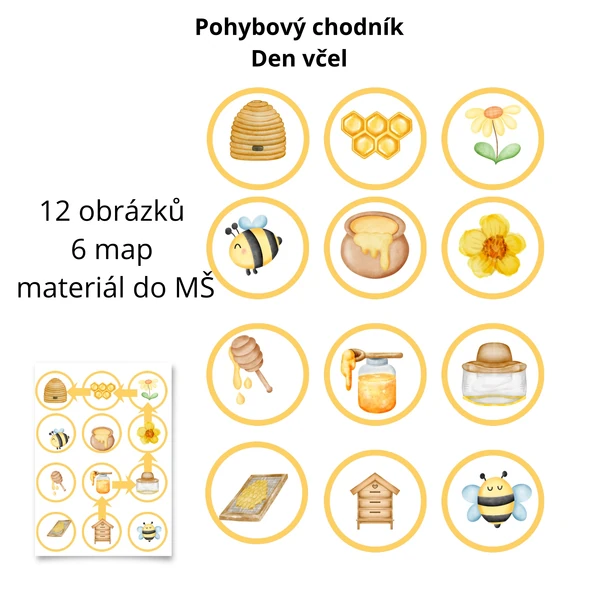 Den včel pohybový chodník 🐝🐝