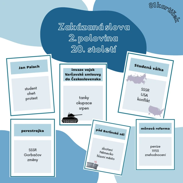 Zakázaná slova - 2. polovina 20. století