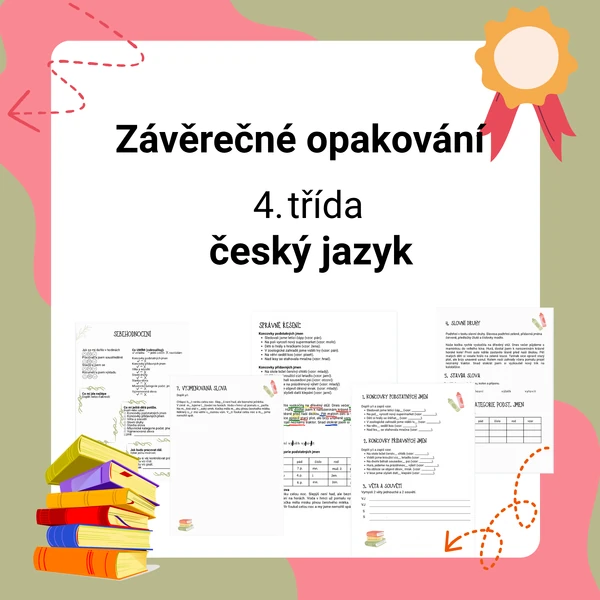 Závěrečné opakování z českého jazyka 4. třída