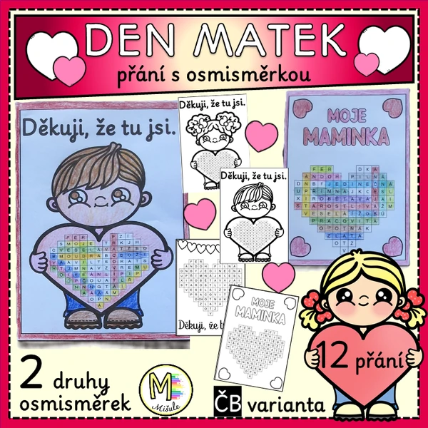 DEN MATEK - PŘÁNÍ PRO MAMINKU S OSMISMĚRKOU