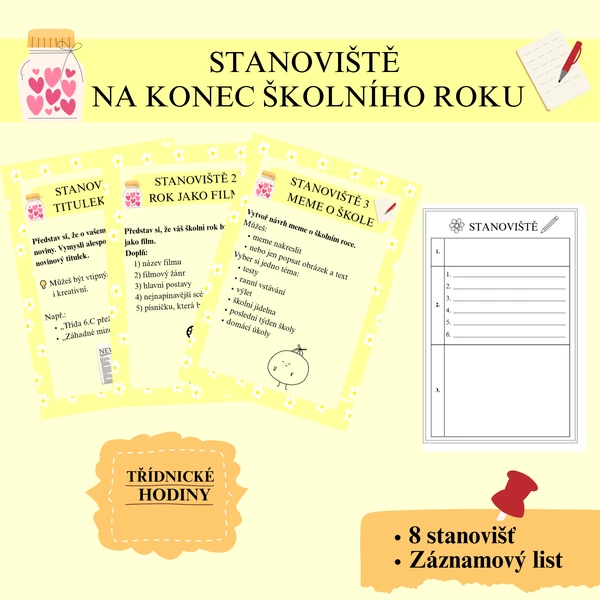 Stanoviště na konec školního roku