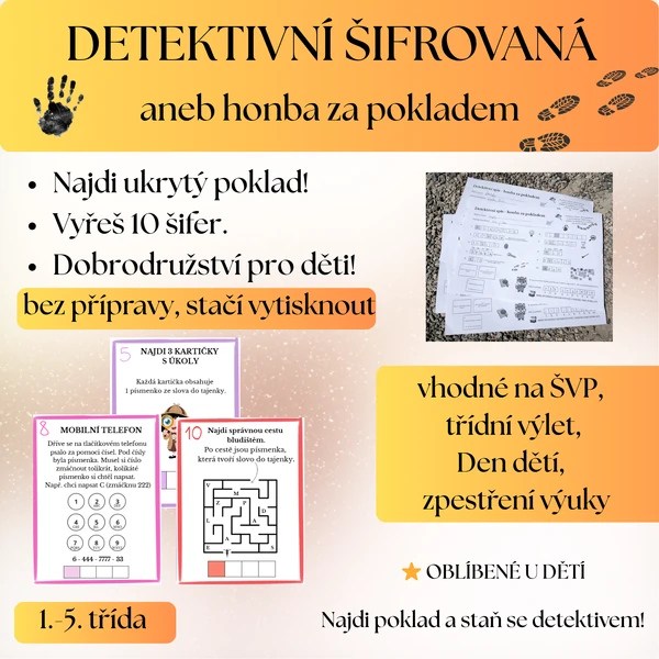 Detektivní šifrovaná aneb honba za pokladem 