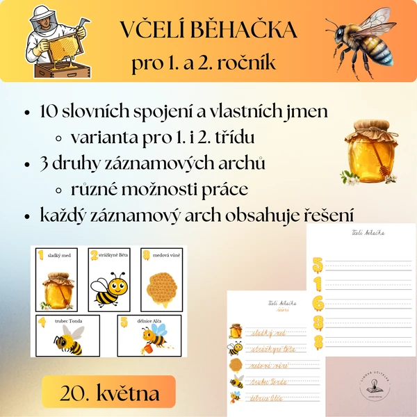 Včelí běhačka 1. - 2. ročník