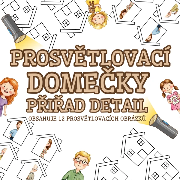 Prosvětlovací domečky -přiřaď detail