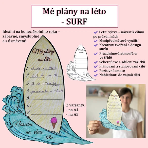 Mé plány na léto - SURF