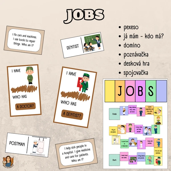Jobs - soubor aktivit
