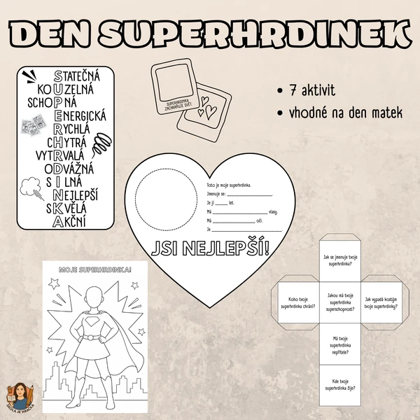 Den matek jinak - superhrdinka