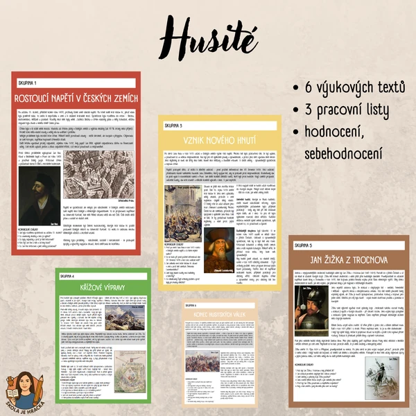 Husité - skládankové učení