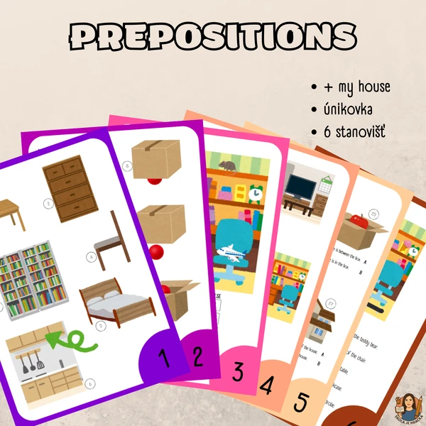 Prepositions - escape room