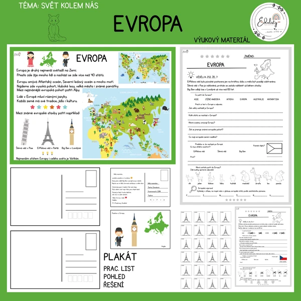 EVROPA – výukový materiál