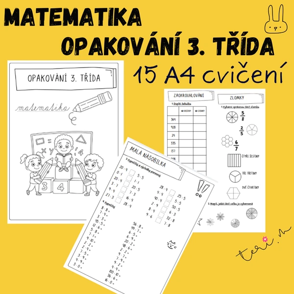 OPAKOVÁNÍ MATEMATIKY – 3. TŘÍDA