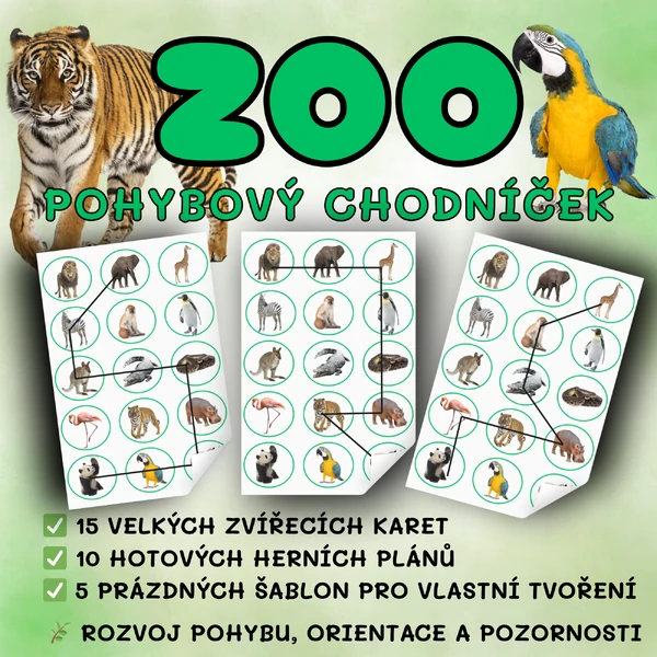 ZOO pohybový chodníček