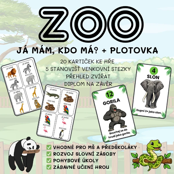 ZOO Já mám, kdo má? + plotovka