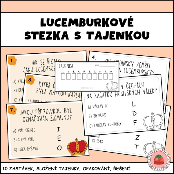 Lucemburkové - stezka s tajenkou