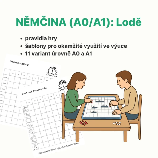 Němčina: hra Lodě (A0/A1)