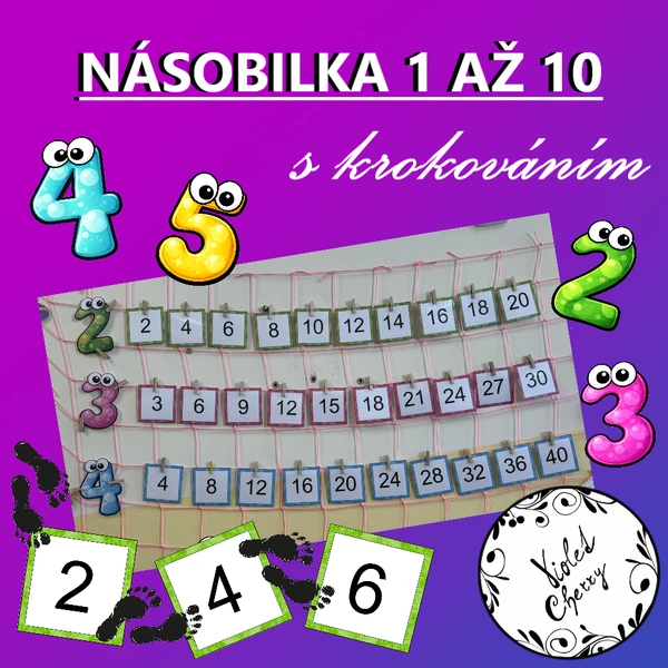 Násobilka 1 až 10 s krokováním