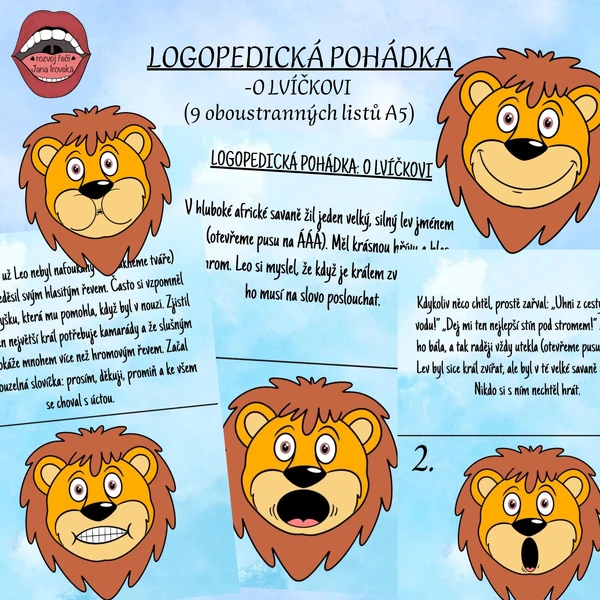 LOGOPEDICKÁ POHÁDKA: O LVÍČKOVI