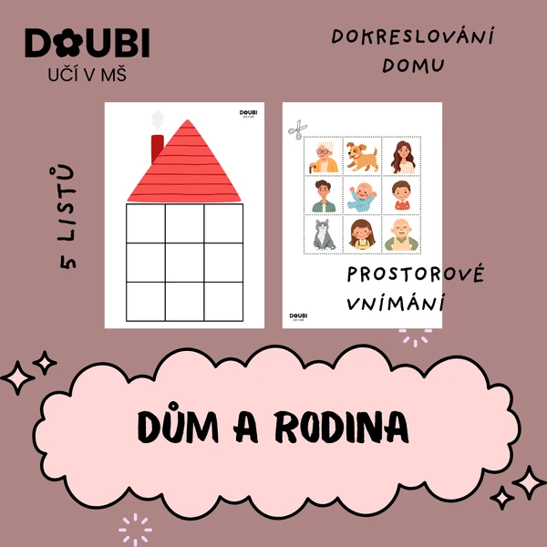 Dům a rodina - pracovní listy