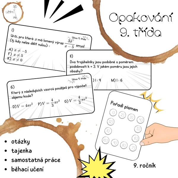 Opakování - učivo 9. třída (Treasure Hunt)