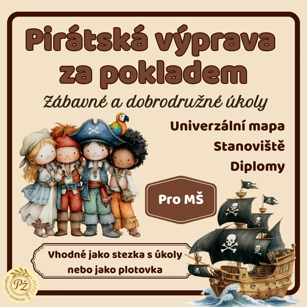 Pirátská stezka za pokladem (plotovka, výprava, dobrodružství)