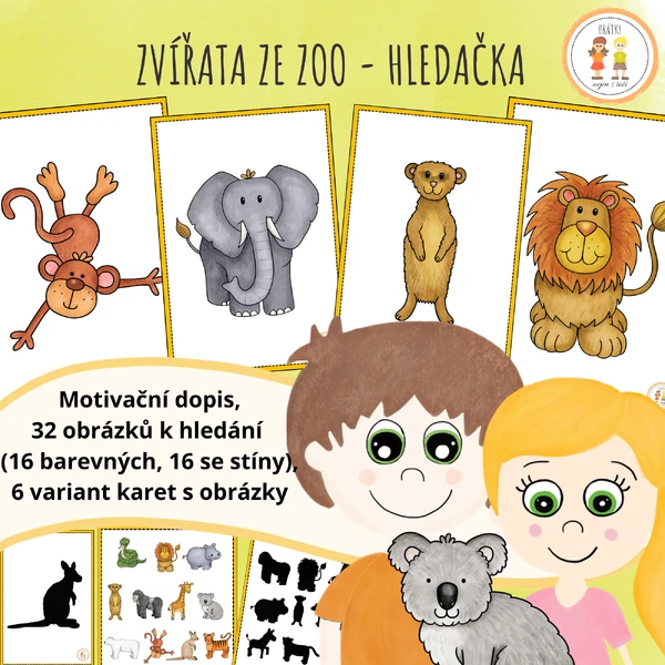 Zvířata v Zoo - Hledačka