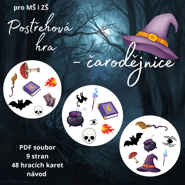 Postřehová hra - Čarodějnice