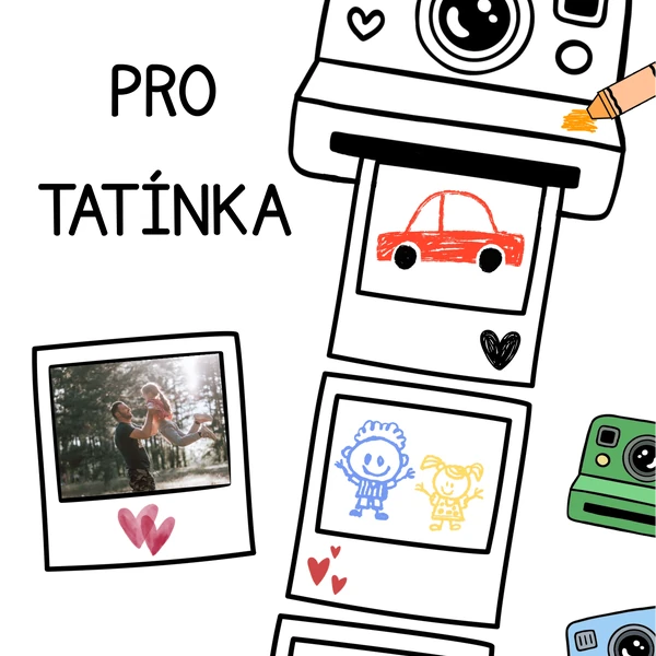 Přání pro tatínka - šablona