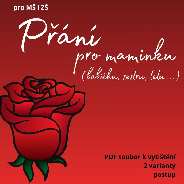 Přání pro maminku - růže