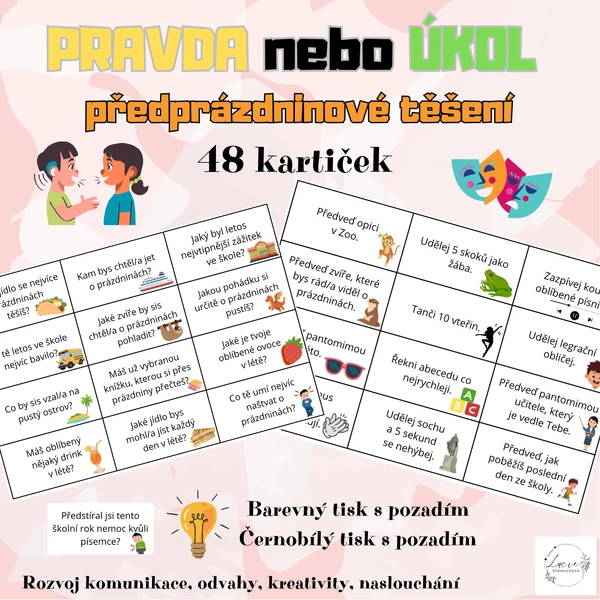 PRAVDA nebo ÚKOL - Předprázdninové těšení