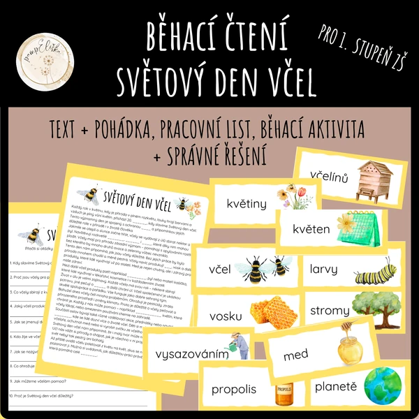 Běhací čtení - Světový den včel