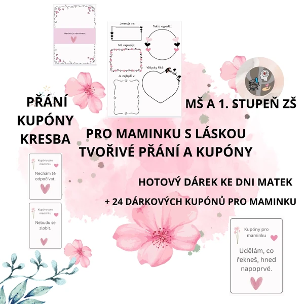 Pro maminku s láskou – tvořivé přání a kupóny