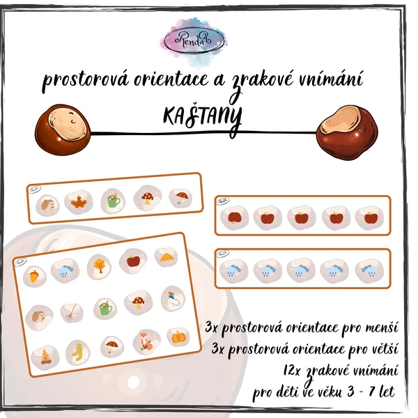 Prostorová orientace a zrakové vnímání - Kaštany