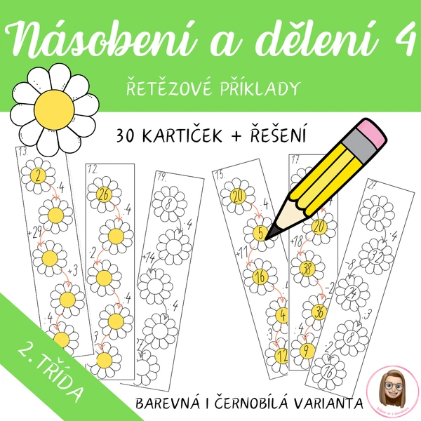 NÁSOBENÍ A DĚLENÍ 4 - řetězové příklady