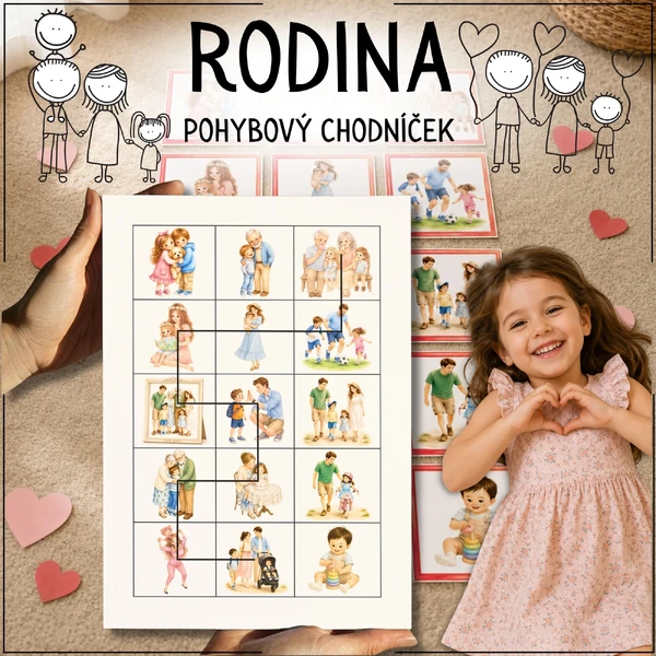 Rodina - pohybový chodníček