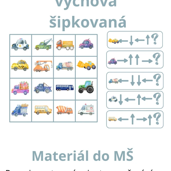 Dopravní výchova šipkována 🚍🚓