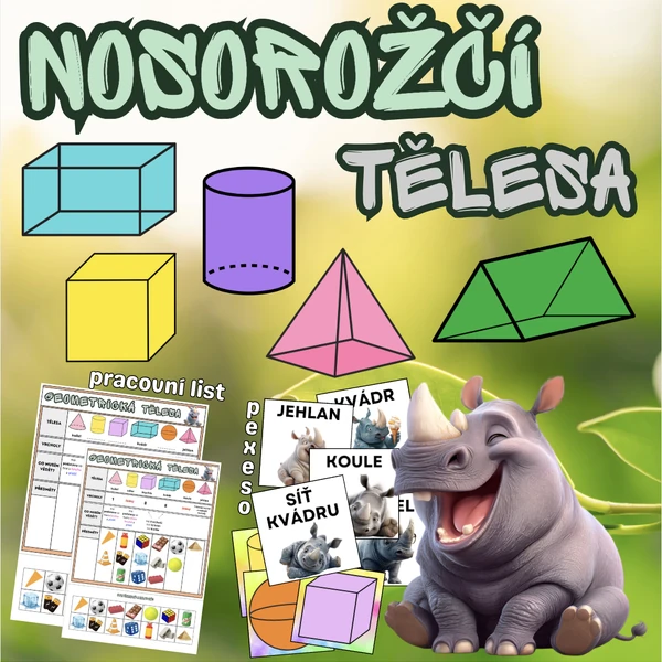 Nosorožčí geometrická tělesa