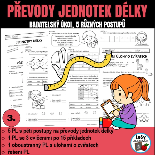 Převody jednotek délky - badatelský úkol, PL