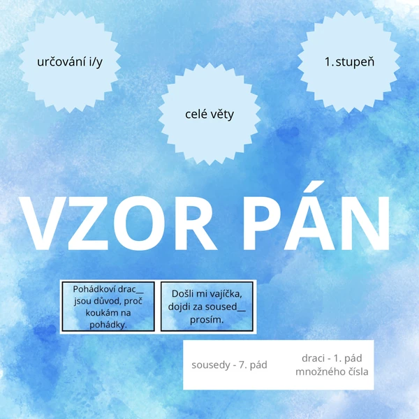 Rod mužský - vzor pán